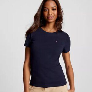 Tommy Hilfiger Size XL Navy Blue Classic Short Sleeve Shirt